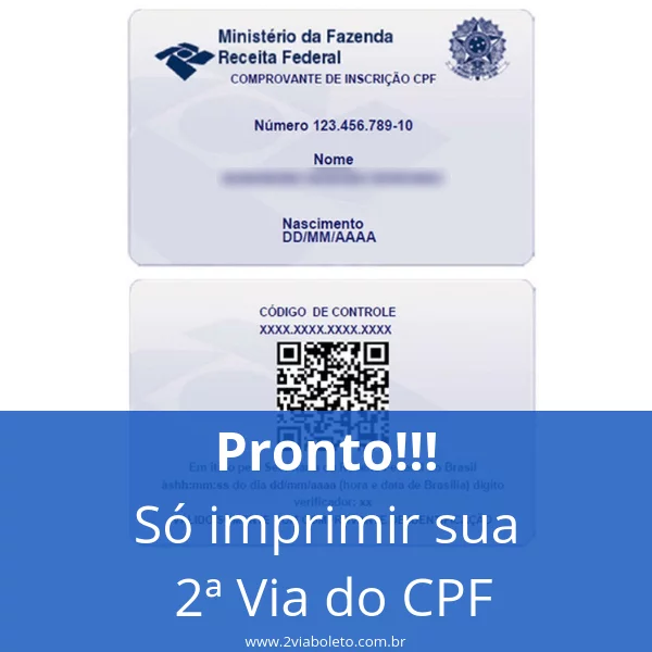 Segunda Via Cpf Como Tirar Segunda Via Do CPF: Passo A Passo